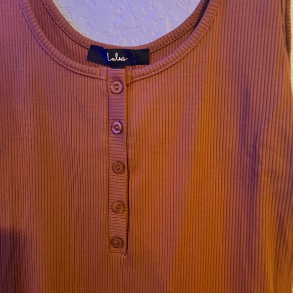 Shapin' Up Camel Ribbed Bodycon Mini Dress XL - Picture 4 of 7